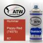 Preview: Hummer, Poppy Red (74575), R7: 400ml Sprühdose, von ATW Autoteile West.